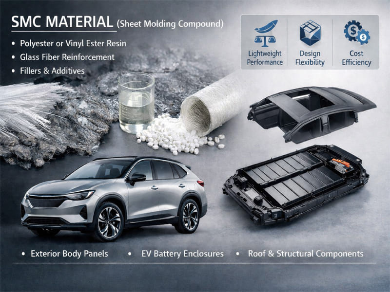 SMC Materials for Automotive Parts