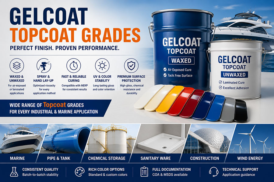 Gelcoat Topcoat Grades: 5 Essential Factors That Help Buyers Avoid Sourcing Mistakes