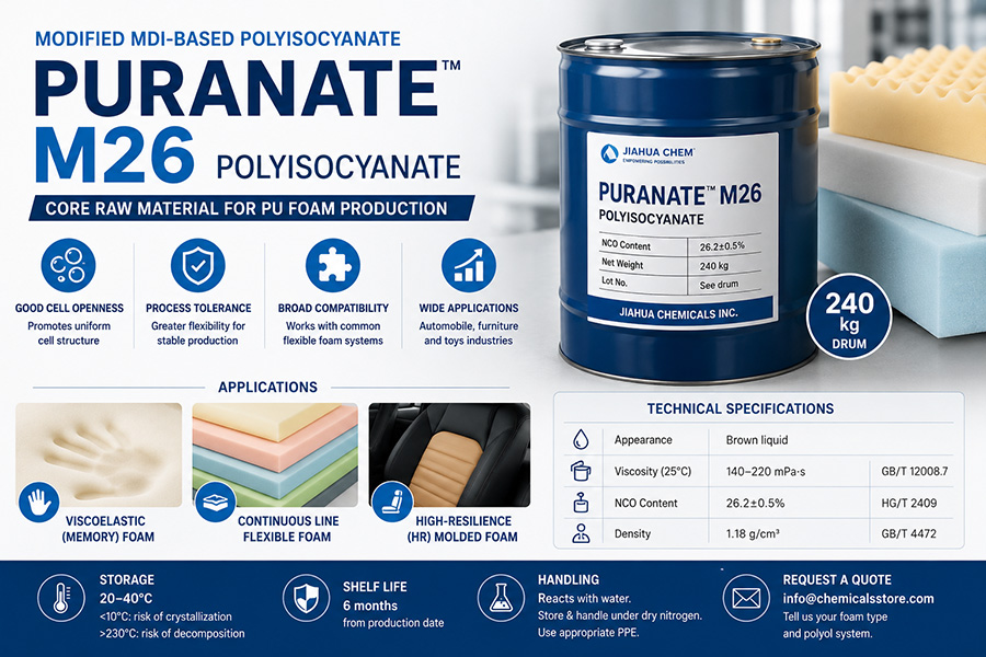 PURANATE M26 Polyisocyanate: The Complete Guide to Getting PU Foam Formulation Right